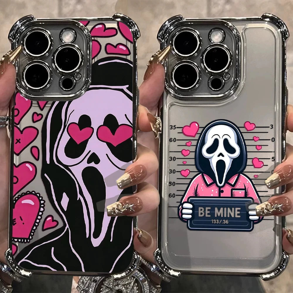 Spooky Ghost Plating Phone Case