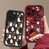 Halloween Pumpkin Ghost Silicone Phone Case