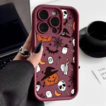 Halloween Pumpkin Ghost Silicone Phone Case