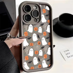 Halloween Pumpkin Ghost Silicone Phone Case