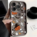 Halloween Pumpkin Ghost Silicone Phone Case