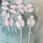 Pink Bow Cable Protector