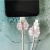 Pink Bow Cable Protector