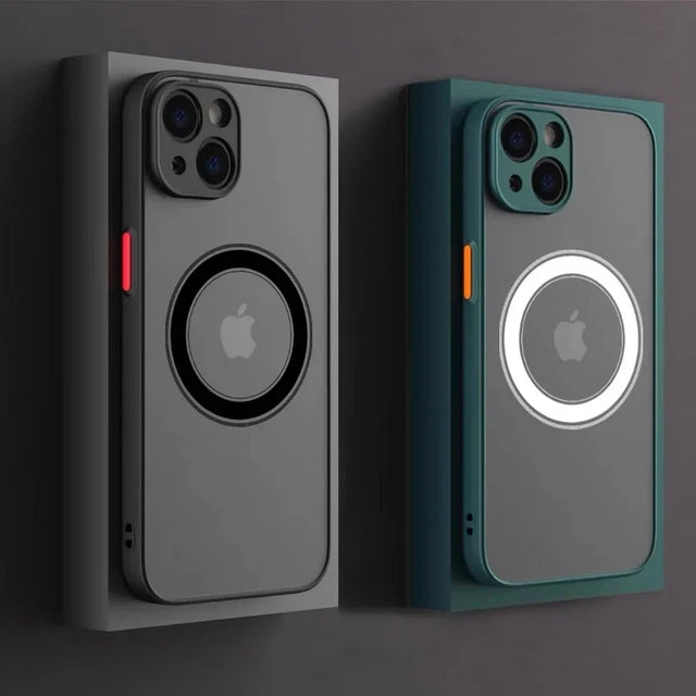 Matte Magnetic Shockproof Phone Case