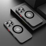 Matte Magnetic Shockproof Phone Case