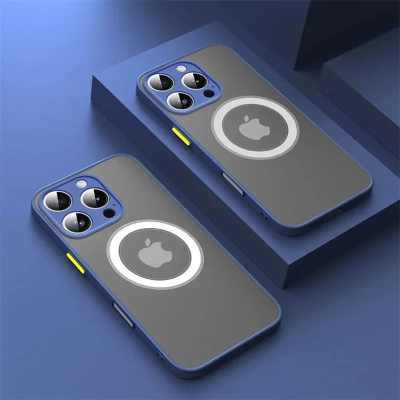 Matte Magnetic Shockproof Phone Case