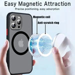 Matte Magnetic Shockproof Phone Case