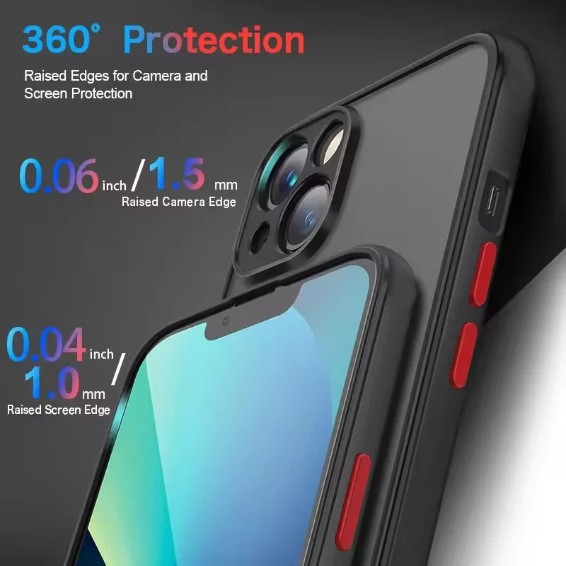 Matte Magnetic Shockproof Phone Case