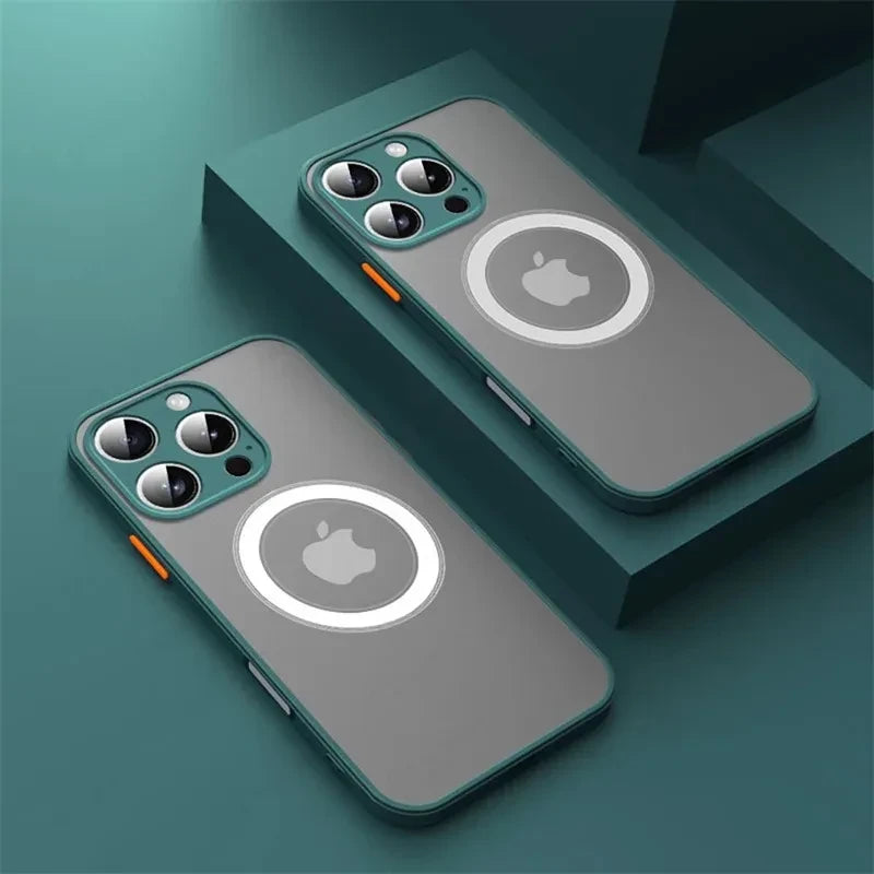 Matte Magnetic Shockproof Phone Case