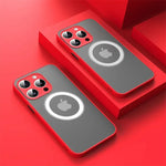 Matte Magnetic Shockproof Phone Case