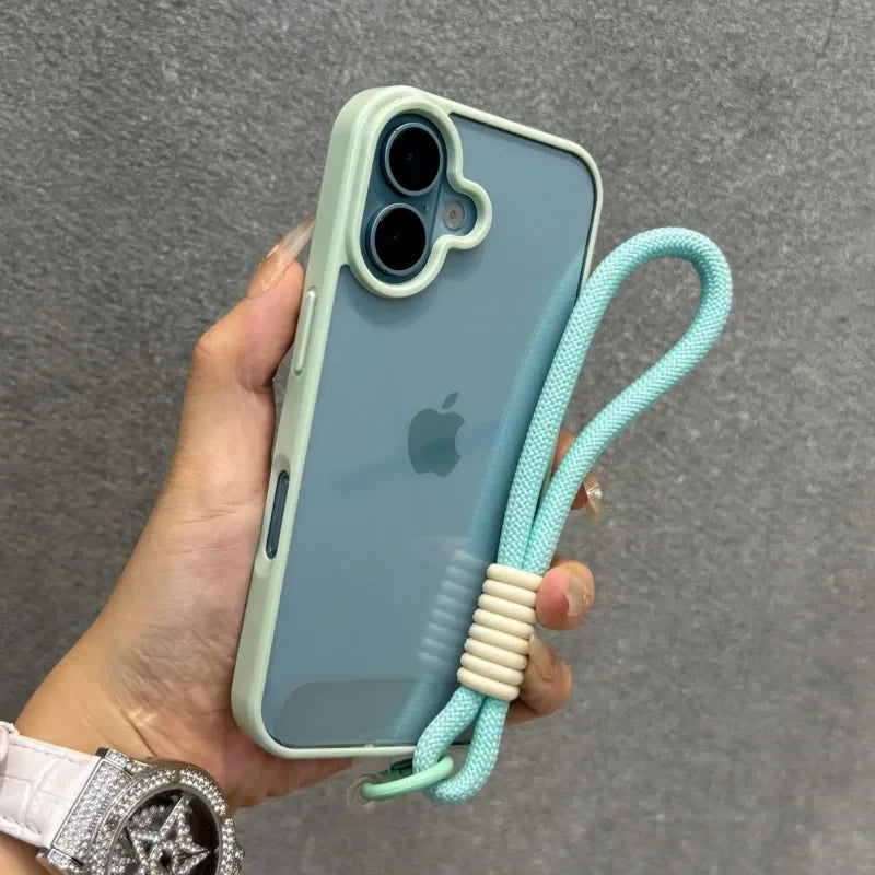 Candy Color Lanyard Phone Case