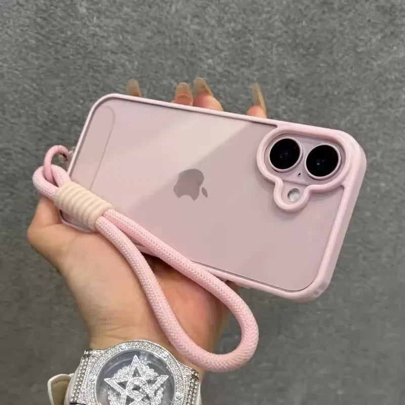 Candy Color Lanyard Phone Case
