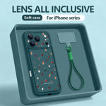 Christmas Elements Lanyard Phone Case