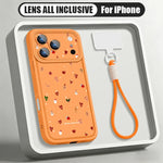 Christmas Elements Lanyard Phone Case