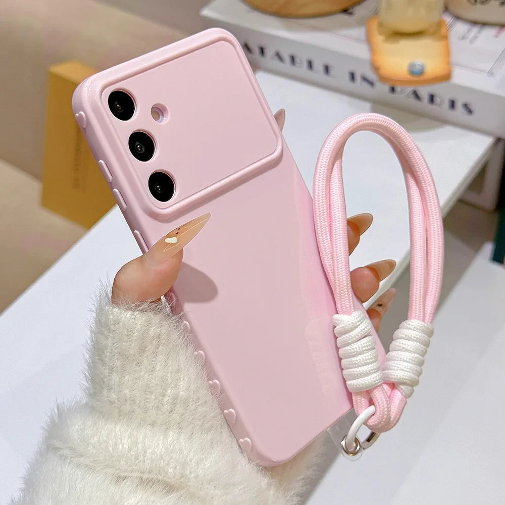 Love Heart Phone Case with Lanyard
