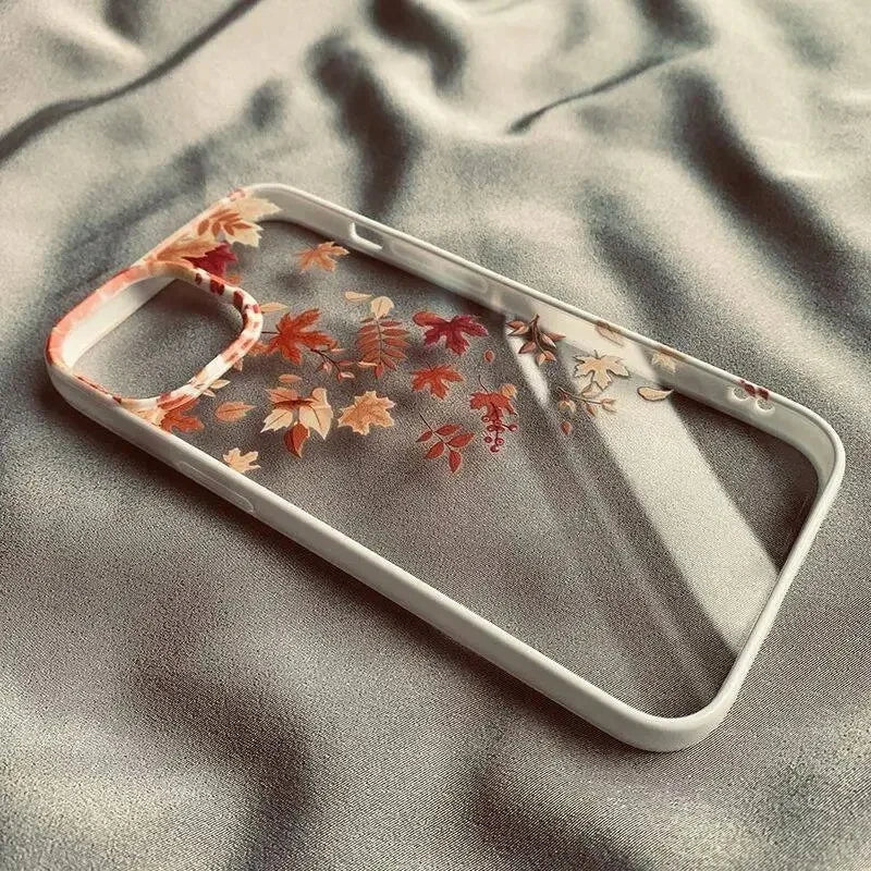 Yellow Fallen Leaves Phone Case