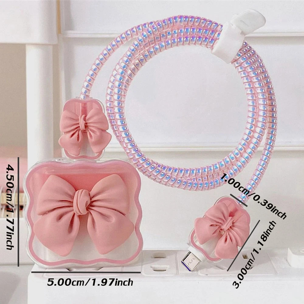 Silicone Charger Cable Protector Kit