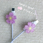 Cute Flower Cable Protector