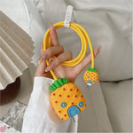 Kawaii Cartoon Charger Cable Protector Set
