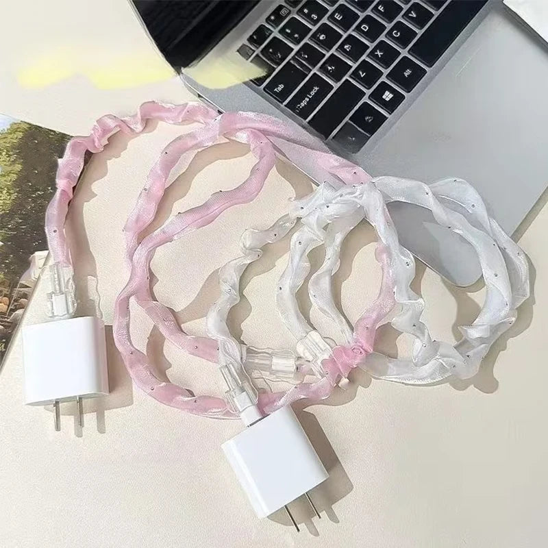 Mesh Data Cord Protective Cover