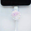 Gradient Floral Charger Protector Cover