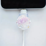 Gradient Floral Charger Protector Cover