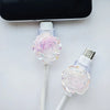Gradient Floral Charger Protector Cover