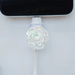 Gradient Floral Charger Protector Cover