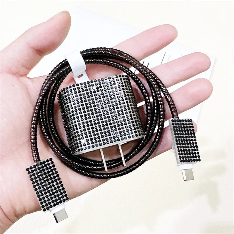 Sparkle Silicone Charger Cover