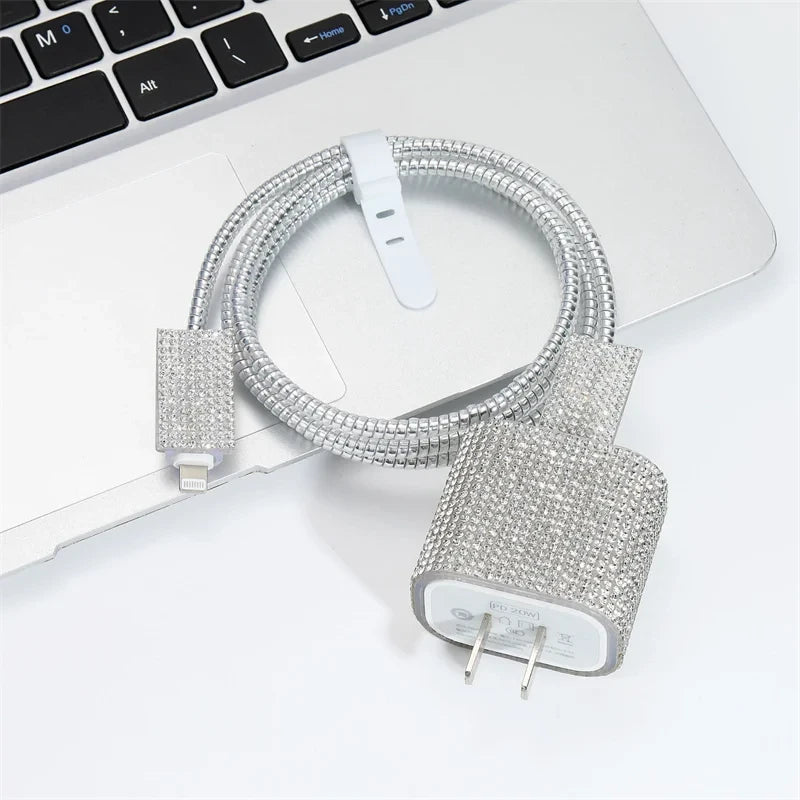 Sparkle Silicone Charger Cover