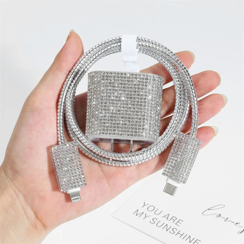Sparkle Silicone Charger Cover