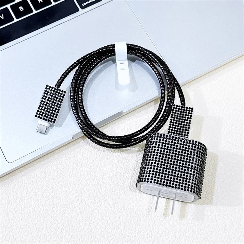 Sparkle Silicone Charger Cover