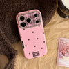 Retro Star Plating Leather Phone Case With Pendant