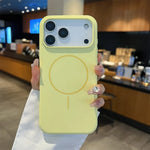 Matte Liquid Silicone Magnetic Phone Case