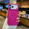 Matte Liquid Silicone Magnetic Phone Case