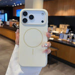 Matte Liquid Silicone Magnetic Phone Case