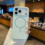 Matte Liquid Silicone Magnetic Phone Case
