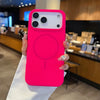 Matte Liquid Silicone Magnetic Phone Case